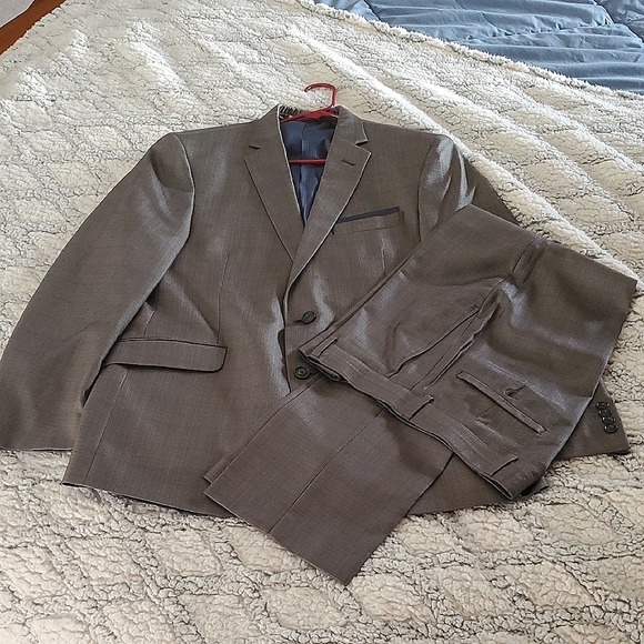 Billy London modern gray Men's Suit